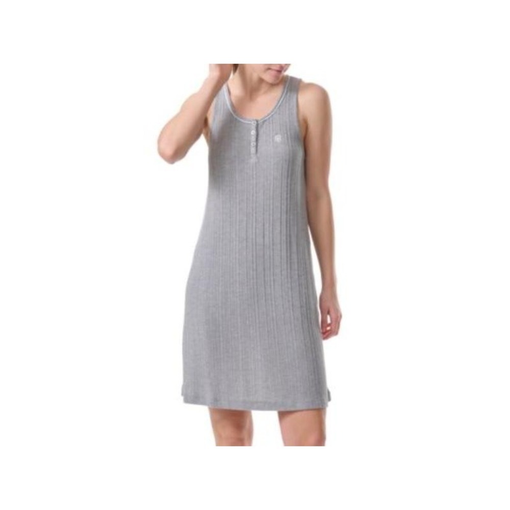 Tommy Hilfiger Women's Sleeveless‎ Tank Dress Sleep Lounge Heather Grey Small